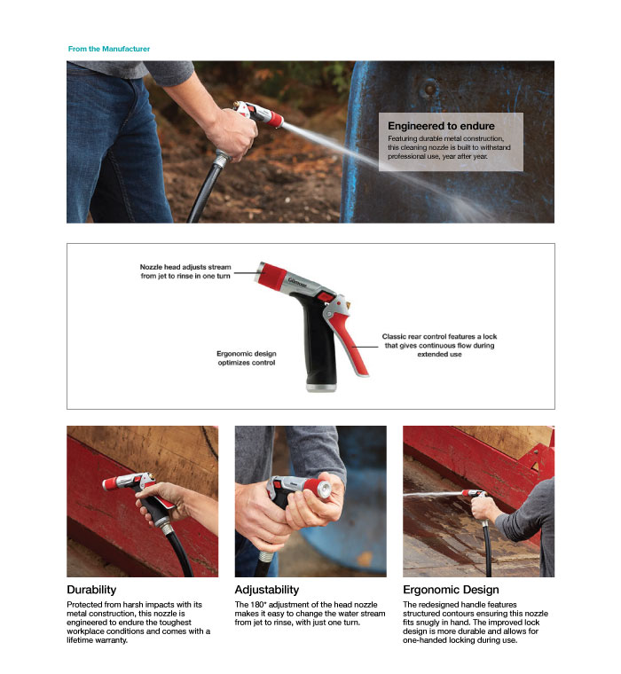 Gilmour Rear Control Pro Cleaning Nozzle8477321001 The Home Depot