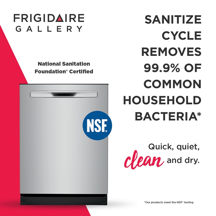 FRIGIDAIRE GALLERY Tall Tub Builtin Dishwasher with Dual OrbitClean