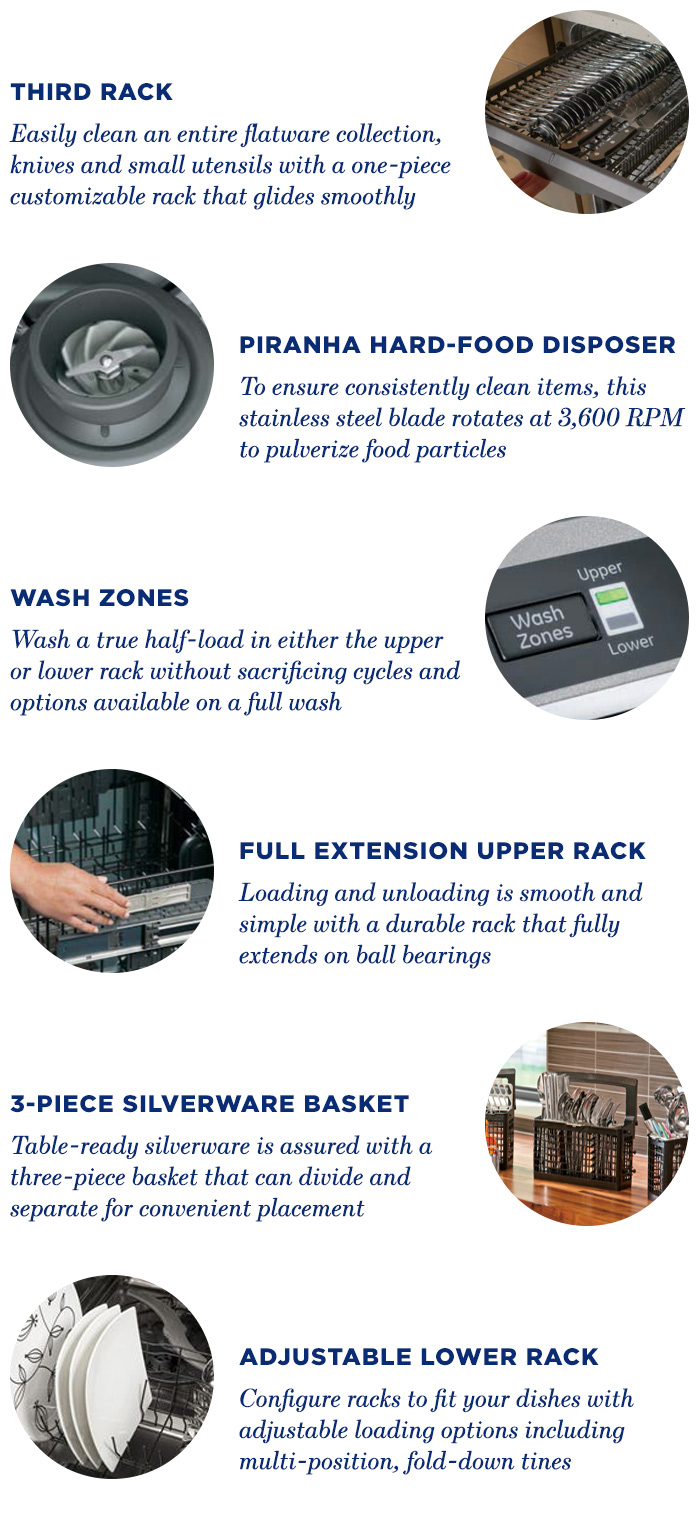 GE Adora Top Control Dishwasher in Stainless Steel with Stainless Steel