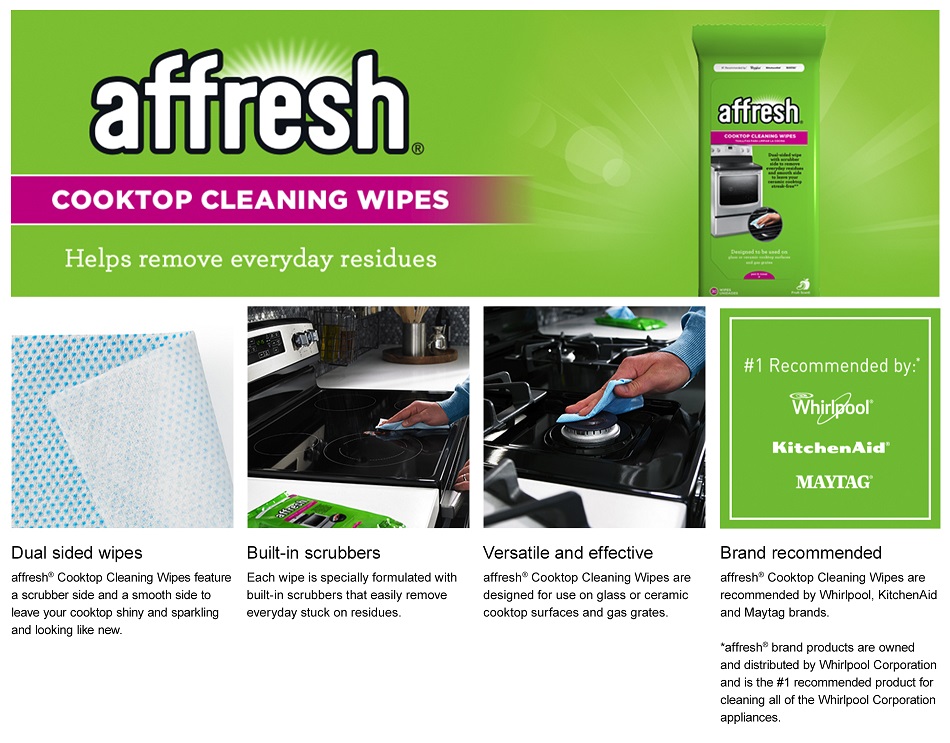 Affresh Cooktop Cleaning Wipes (30Wipes)W10539770 The Home Depot