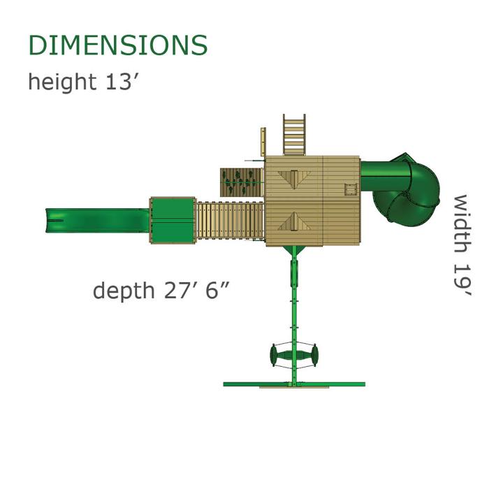 Gorilla Playsets Treasure Trove with Timber Shield Cedar Playset01